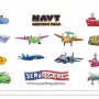 Navy Stickers